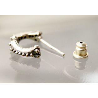 シルバー 925 スターリングシルバー ワンオンワンセレクト シルバーボーンリングピアス |  | 02