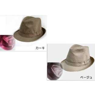 帽子 ハット レディースハットインプルーブ コットンドビー中折れハットAW |  | 02