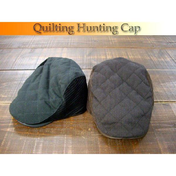 キルティングハンティングキャップ帽子 メンズ帽子 レディース帽子 ハット キャップ ニット帽 通販AW | 