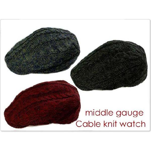 インプルーブ ケーブルニットハンティングキャップ帽子 メンズ帽子 レディース帽子 ハット キャップ ニット帽 通販AW | 