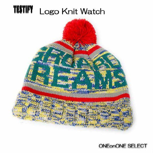ワンオンワンセレクト Testify LOGOボンボンニットキャップAW | 