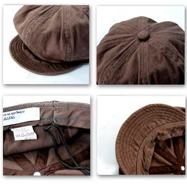 Testifyインプルーブ コットンヘリンボーン使用のキャスケット ハンティング ハンチング |  | 01