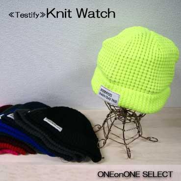 Testifyシンプルニットワッチ | 