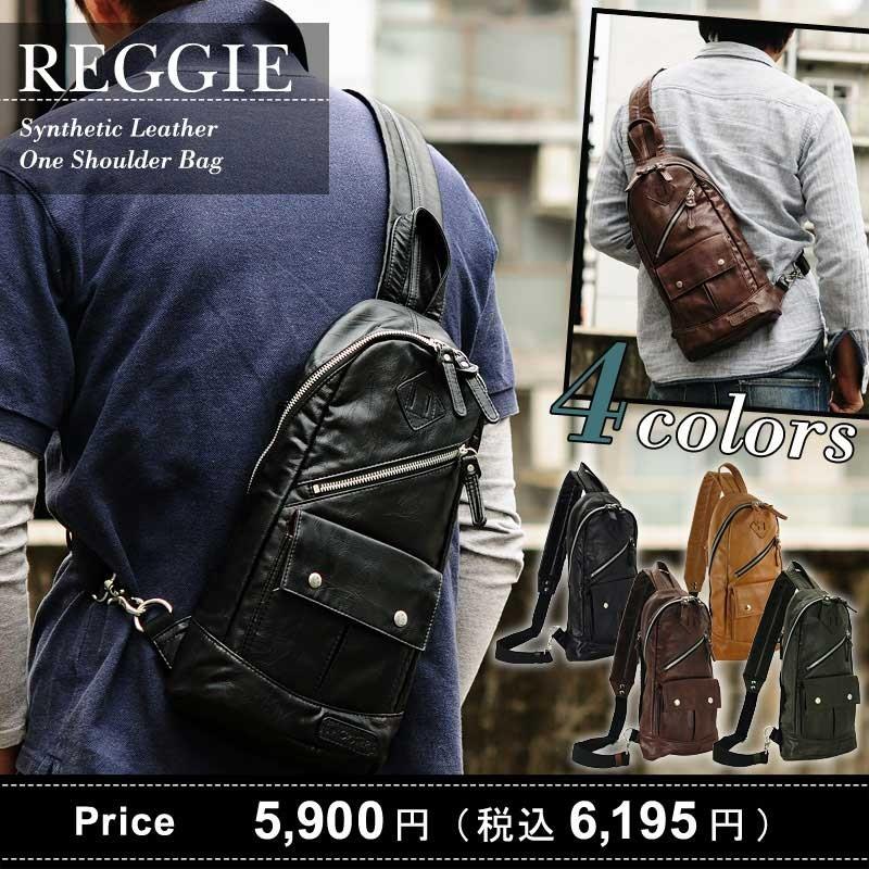 TRICKSTER/トリックスター/BraveCollection/ブレイブコレクション/REGGIE/レジー/ヴィンテージテイストフェイクレザーワンショルダーバッグ | 