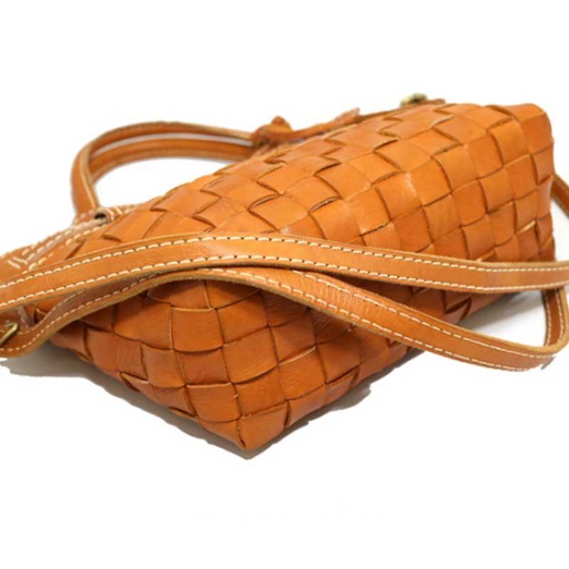 zucchero filato(ズッケロ フィラート) レザーメッシュハンドバッグ |  | 05