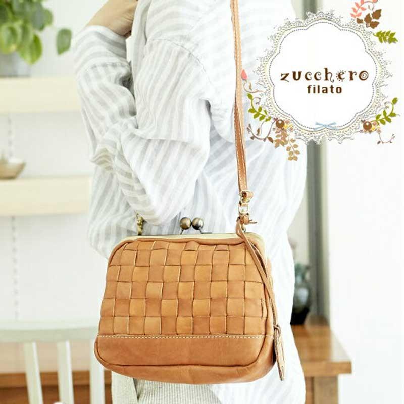 zucchero filato ズッケロフィラート 】ガマ口メッシュショルダー  