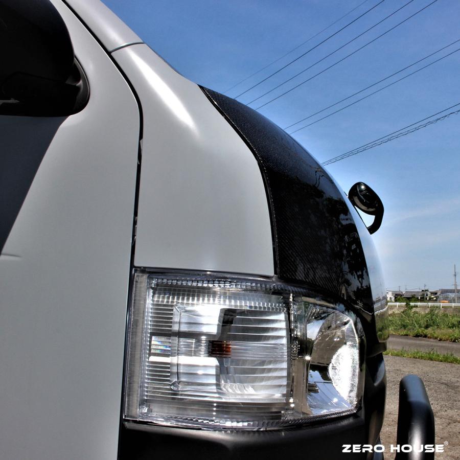 ハイエース ボンネット バッドフェイス カーボン製 全型対応 ハイエース ボンネット バッドフェイス カーボン製 全型対応
