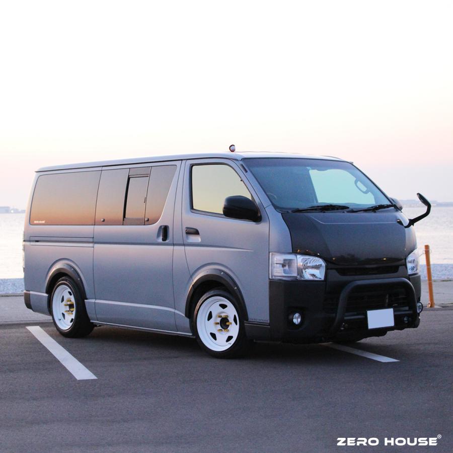 ハイエース ボンネット バッドフェイス カーボン製 全型対応 ハイエース ボンネット バッドフェイス カーボン製 全型対応