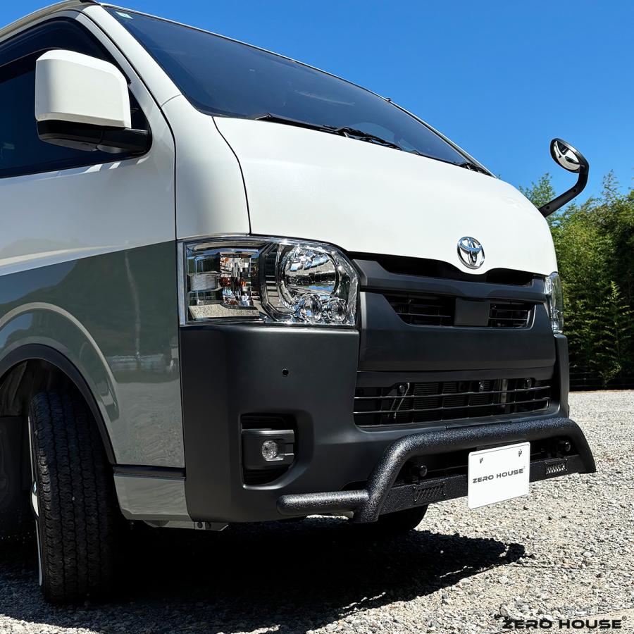 ハイエース　バンパーガード ハイエース 【車検対応】ハイエース 200系 バンパーガード フロント