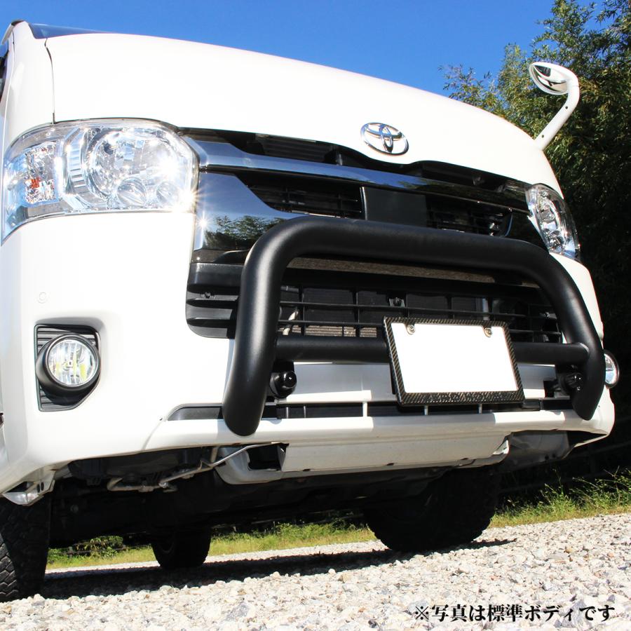 ハイエース バンパーガード グリルガード カンガルーバー マッド
