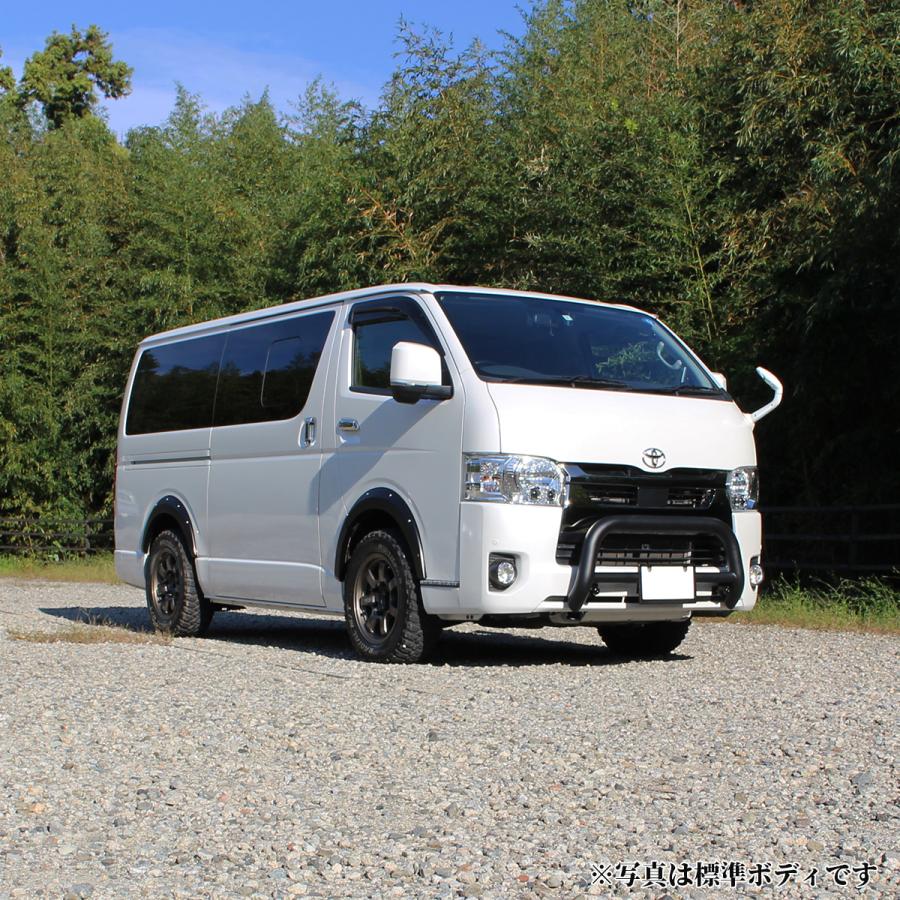 ハイエース バンパーガード グリルガード カンガルーバー マッド