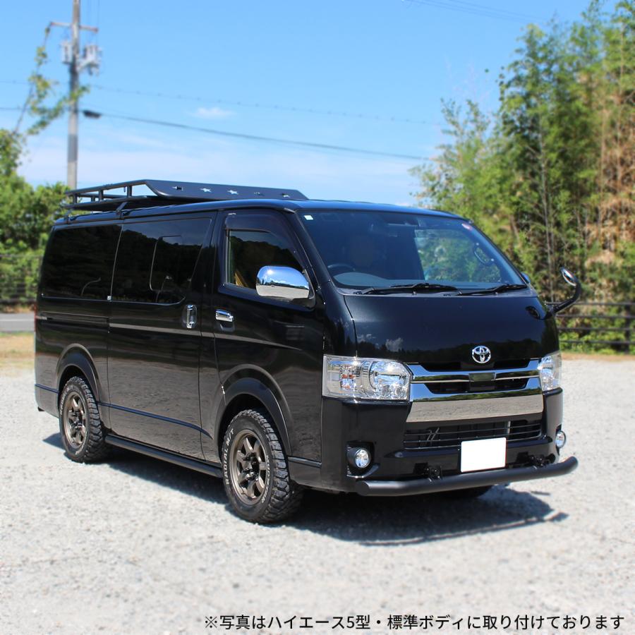 ハイエース 200系 フロント バンパーガード スキッドバー ハイエース 200系 フロント バンパーガード スキッドバー