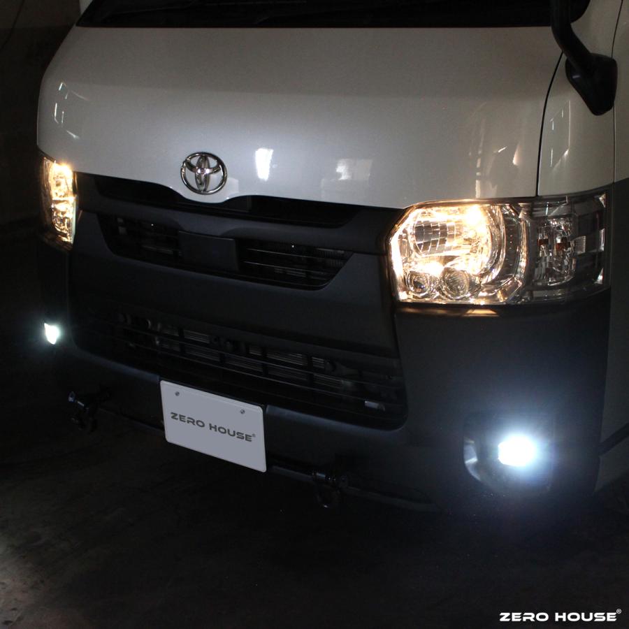 ハイエース トヨタ 200系 フォグランプ 標準 ワイド 4型〜現行 LED