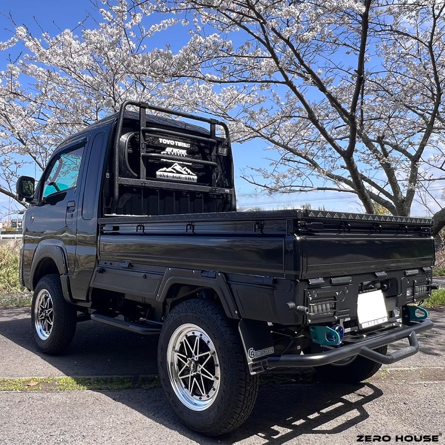 ハイゼット トラック ハイルーフ ジャンボ 荷台 窓 鳥居 ガード ハイゼット トラック ハイルーフ ジャンボ 荷台 窓 鳥居 ガード