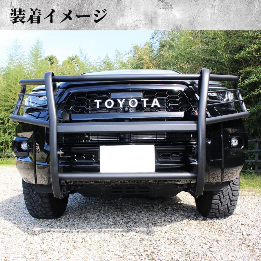 ハイラックス　グリルガード　艶消し　カンガルーバンパー ハイラックス HILUX グリルガード バンパーガード カンガルーバー GR