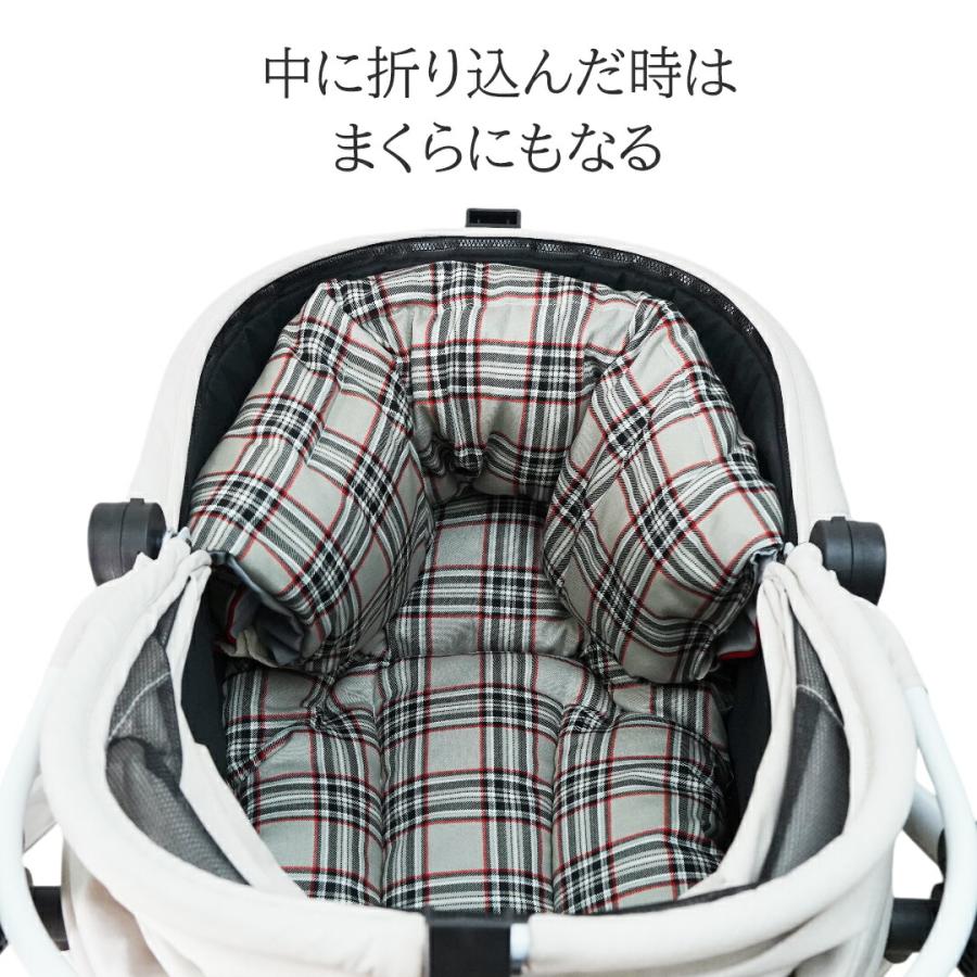 一体型】カートクッション ペットカート あごのせ ペットベッド