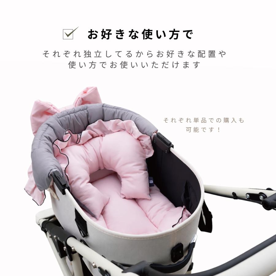 ペットカートクッション リバーシブル カート マット バギー リボン フリル お散歩 通院 移動 電車 旅行 犬 猫 カフェマット クレート ベッド ペットキャリー |  | 11