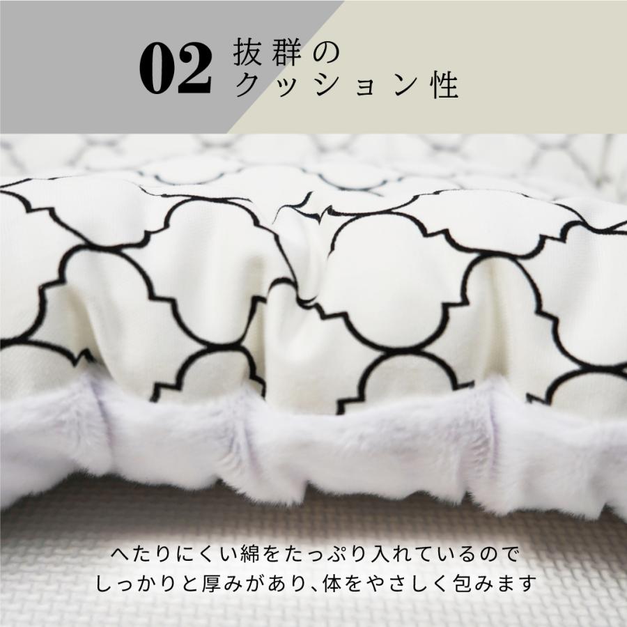 【一体型】ペットカート クッション 取付簡単 モロッカン リバーシブル マット カバー バギー ドッグ お散歩 犬 猫 ペット カート ベッド シニア犬 子犬 小型犬 |  | 10