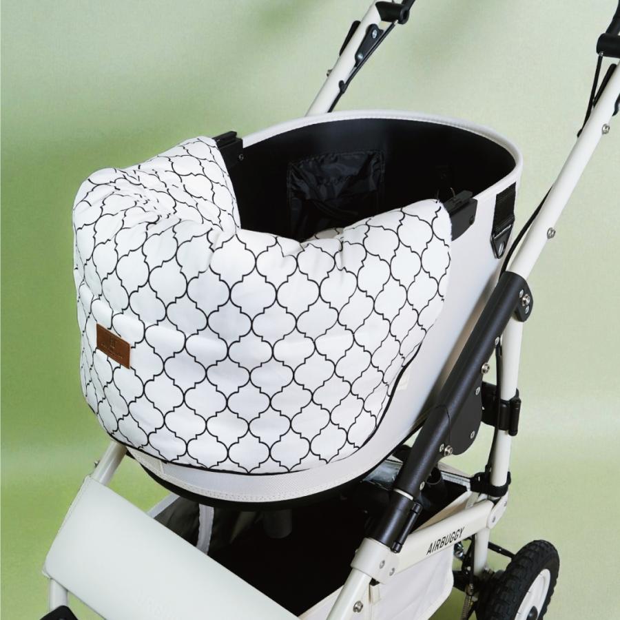 【一体型】ペットカート クッション 取付簡単 モロッカン リバーシブル マット カバー バギー ドッグ お散歩 犬 猫 ペット カート ベッド シニア犬 子犬 小型犬 |  | 02