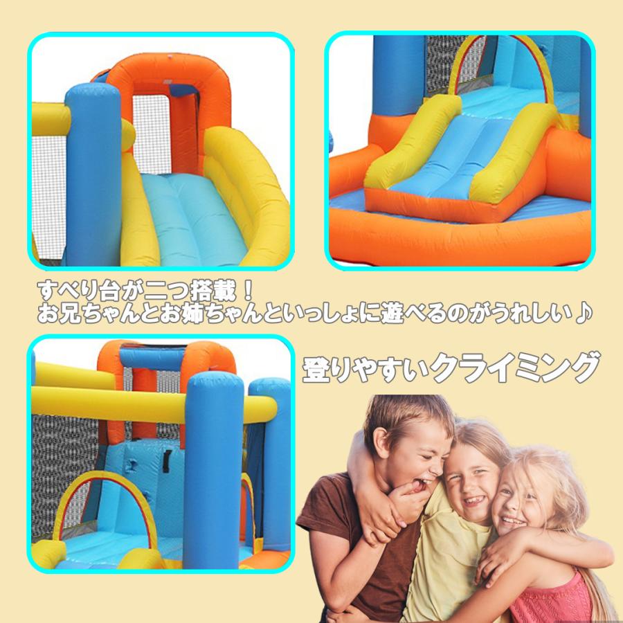 PO-003 即納 大型 プール エアー 遊具 水遊び ウォータースライダー