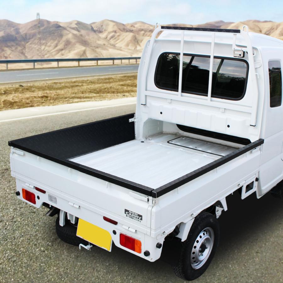 【新車取り外し品】スズキ　キャリー　シルバー　あおり　鳥居 4点セット キャリイ スズキ スーパーキャリィ スーパーキャリー DA16T 専用