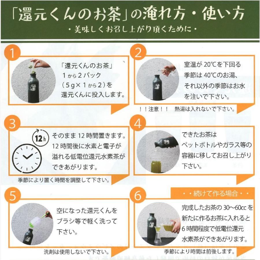 正規代理店 還元くん 4 赤絵 あかえ 水素茶 製造ボトル 850ml ほうじ茶