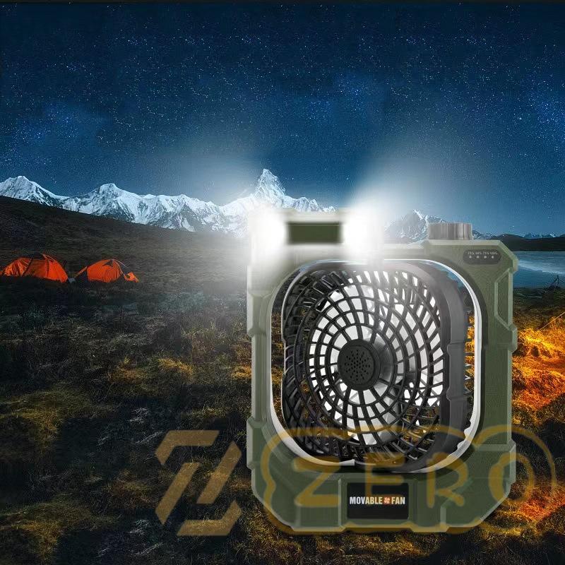 キャンプ 扇風機 アウトドア usb充電式 自動首振り 10000mAh