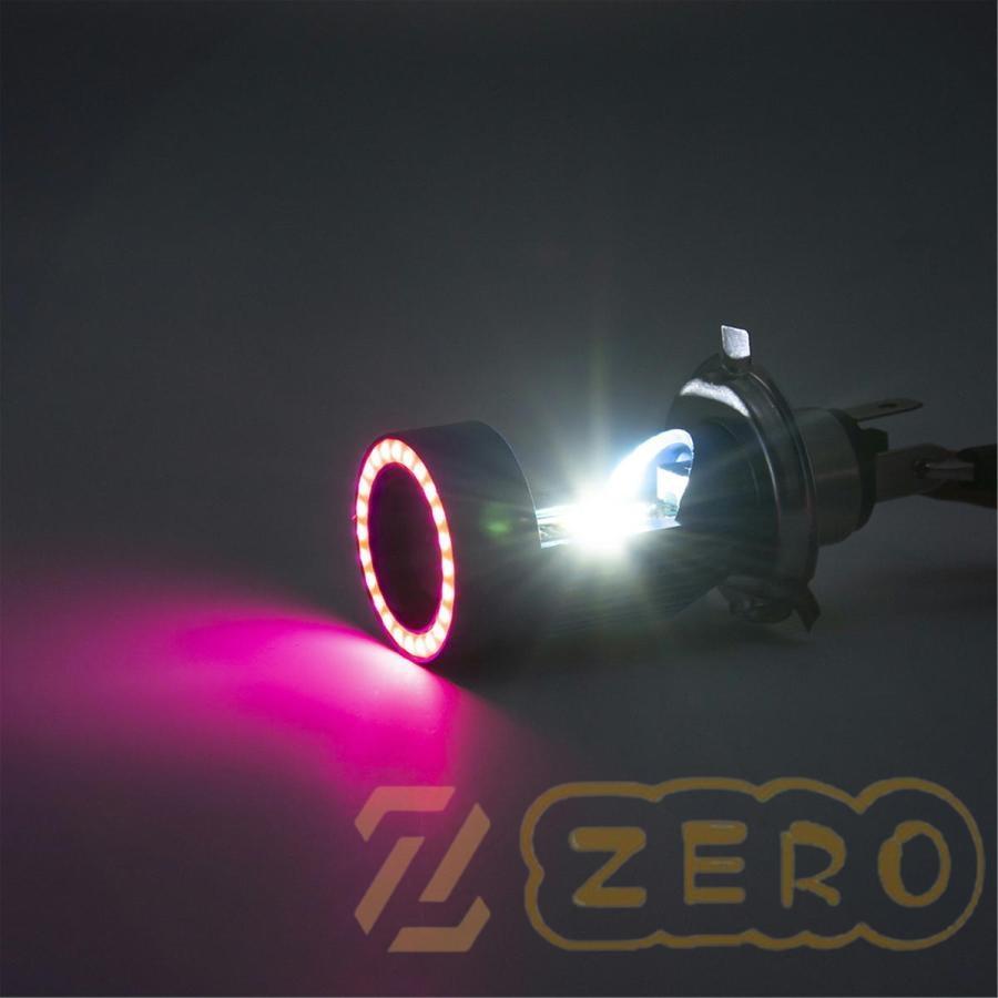 バイク用 H4 LEDヘッドライト イカリング搭載 冷却ファン搭載 高輝度 COB アルミ構造｜zero0000｜08