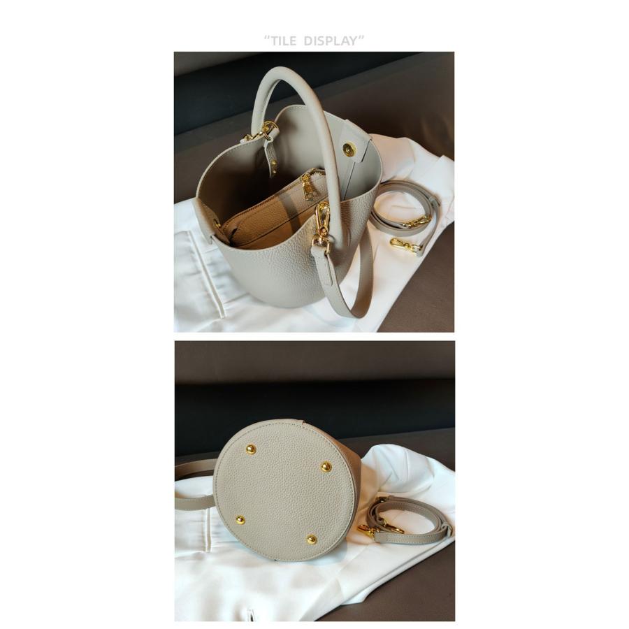 バッグインバッグ付 本革 キューブバッグ キューブ型バッグ バケツ型バッグ キューブ バッグハンドバッグショルダーバッグ 鞄 レディース |  | 17