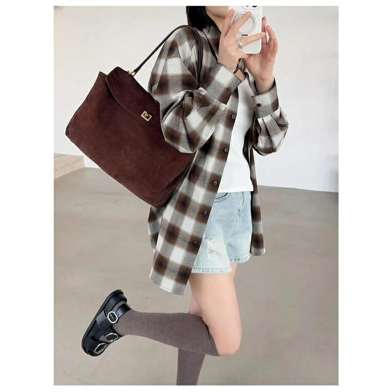 本革 スエード バッグ トートバッグレディース 大容量 大きめ 通勤セレモニーバッグ2way スウェード バッグ |  | 07