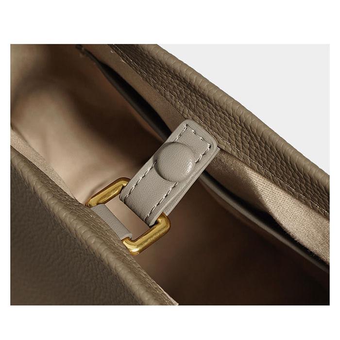 本革 トートバッグ レディース 小さめ 軽量 バケツ型バッグ ミニトートバッグバケツバッグレザー 通勤バッグ お仕事バッグ |  | 07