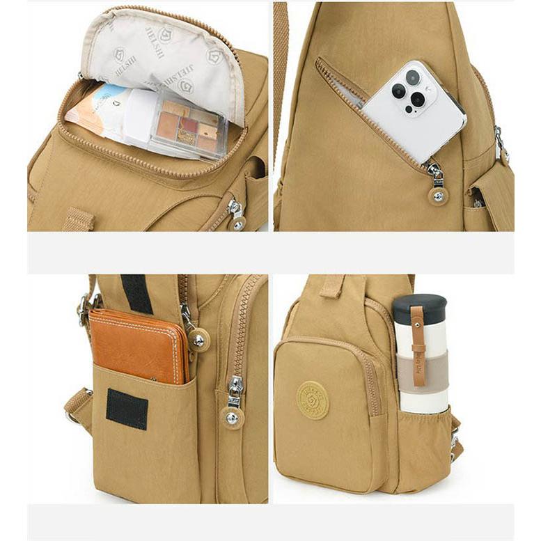 ボディバッグ レディース 小さめ リュック 無地 ショルダーバッグ 2wayバッグ3way ショルダー 斜め掛け |  | 14