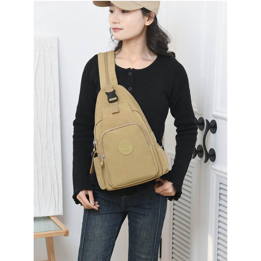 ボディバッグ レディース 小さめ リュック 無地 ショルダーバッグ 2wayバッグ3way ショルダー 斜め掛け |  | 01
