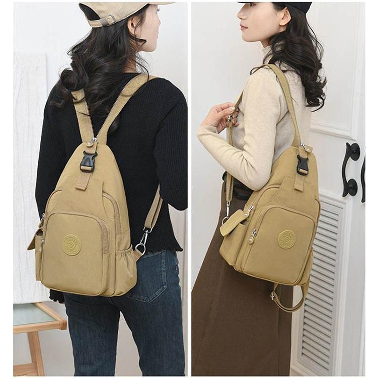 ボディバッグ レディース 小さめ リュック 無地 ショルダーバッグ 2wayバッグ3way ショルダー 斜め掛け |  | 02