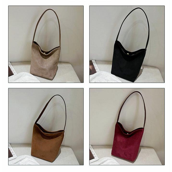 スエード調 バック トートバッグ レディース 縦型 小さめ 掛けカバン肩掛けバッグバッグインバッグ トート バッグ |  | 13