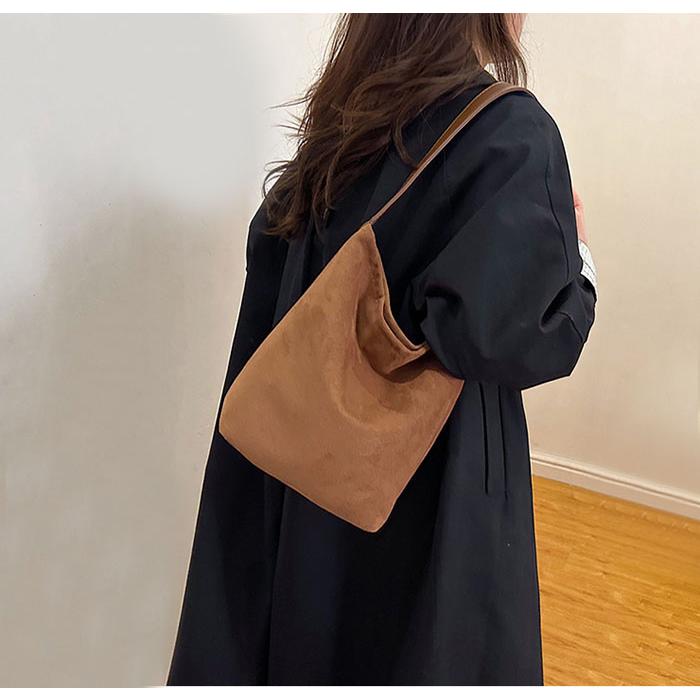 スエード調 バック トートバッグ レディース 縦型 小さめ 掛けカバン肩掛けバッグバッグインバッグ トート バッグ |  | 02