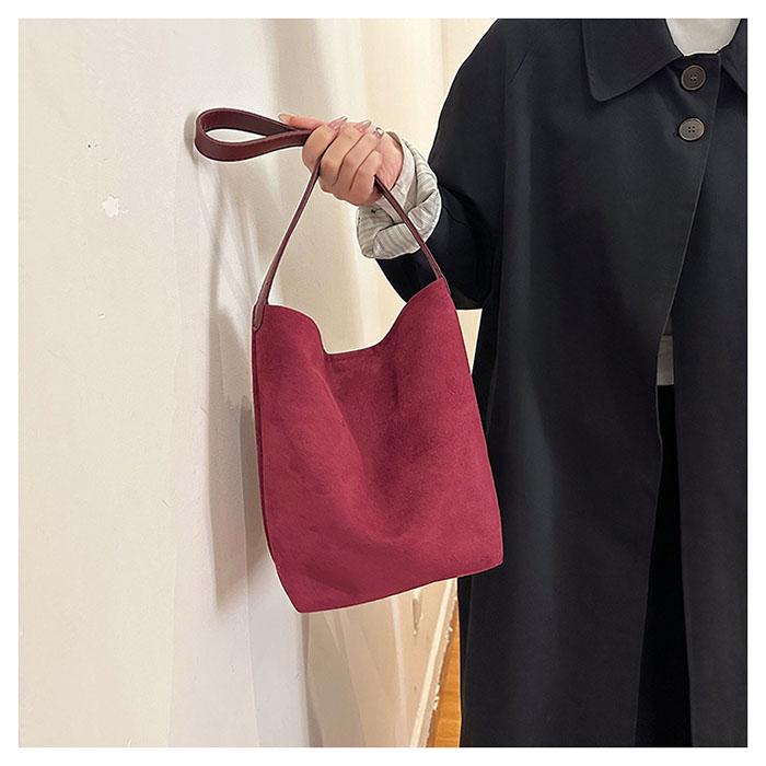 スエード調 バック トートバッグ レディース 縦型 小さめ 掛けカバン肩掛けバッグバッグインバッグ トート バッグ |  | 09