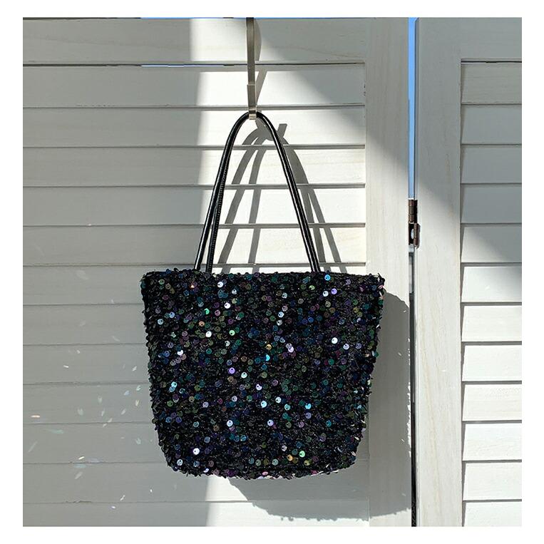 スパンコールバッグ スパンコール ハンドバッグ レディース 2wayバッグ パーティーバッグ キラキラバッグ斜めがけ 手提げ 肩掛け |  | 12