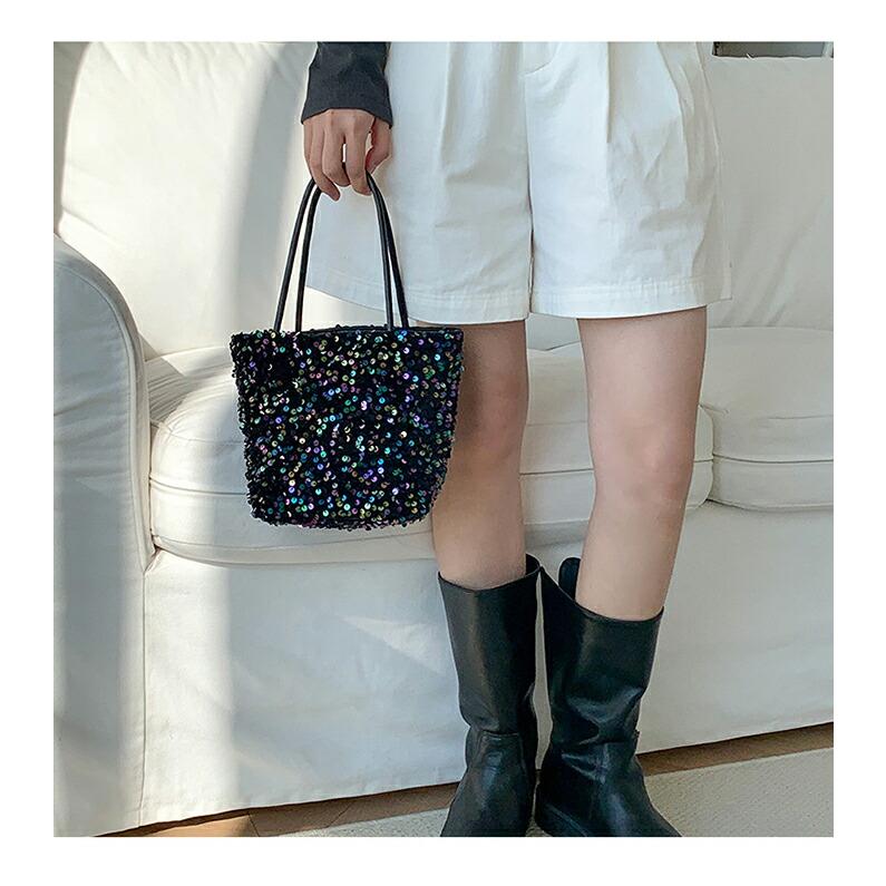 スパンコールバッグ スパンコール ハンドバッグ レディース 2wayバッグ パーティーバッグ キラキラバッグ斜めがけ 手提げ 肩掛け |  | 04