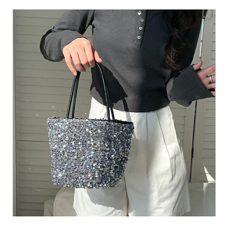 スパンコールバッグ スパンコール ハンドバッグ レディース 2wayバッグ パーティーバッグ キラキラバッグ斜めがけ 手提げ 肩掛け |  | 05