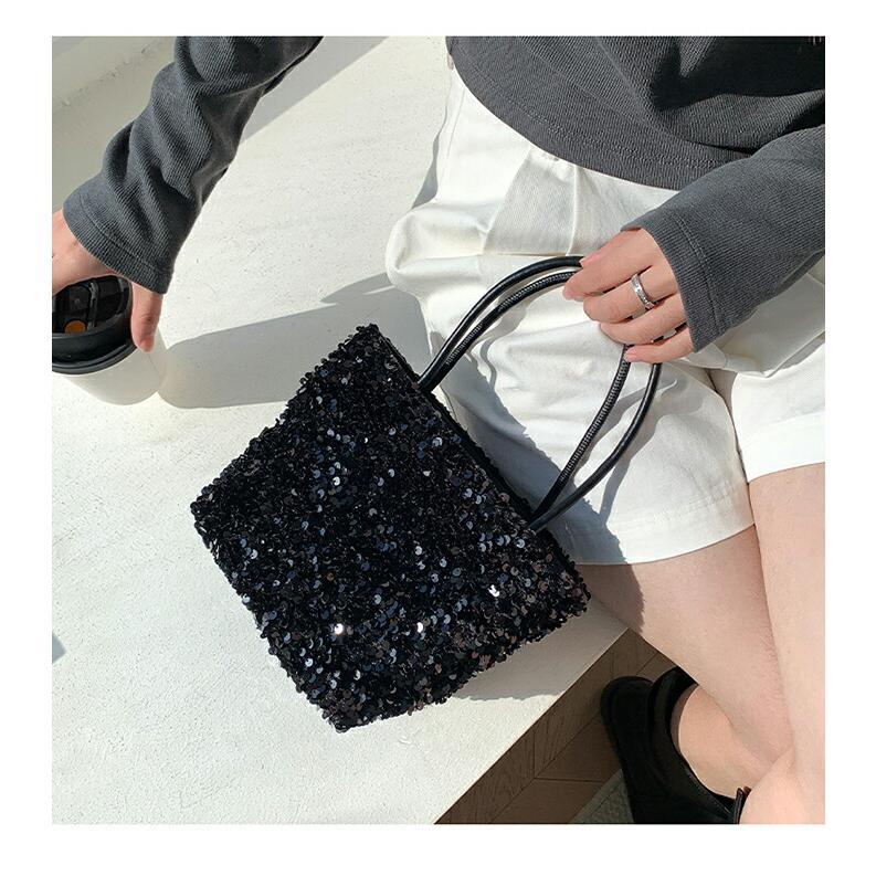 スパンコールバッグ スパンコール ハンドバッグ レディース 2wayバッグ パーティーバッグ キラキラバッグ斜めがけ 手提げ 肩掛け |  | 08