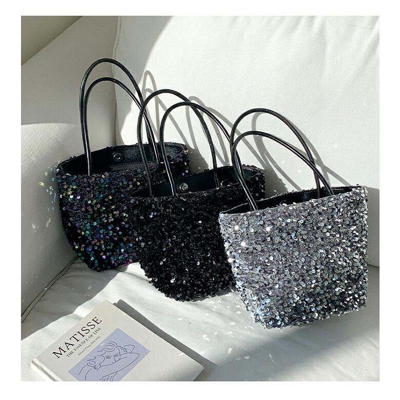 スパンコールバッグ スパンコール ハンドバッグ レディース 2wayバッグ パーティーバッグ キラキラバッグ斜めがけ 手提げ 肩掛け |  | 09