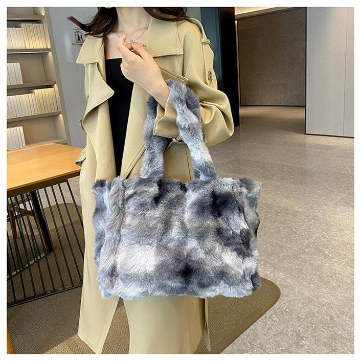 archivio アルチビオ ファー トートバッグ 大容量モコモコ ゴルフバッグ ファーバッグ トートバッグ レディース ファー 大きめ a4大容量多収納