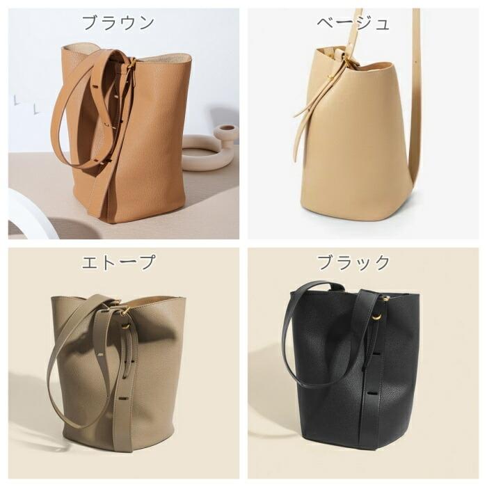 本革 バケツバッグ トートバッグ レディース バッグインバッグ 大きめ 大容量本革レザー 通勤バッグ お仕事バッグ |  | 16