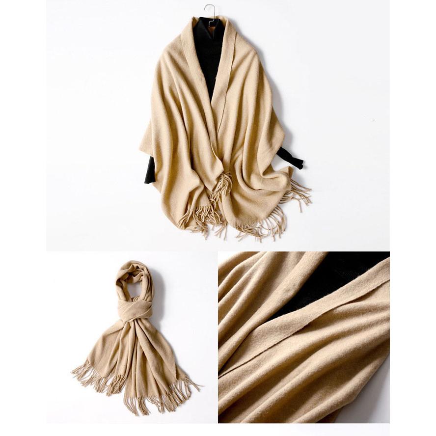 ストール 大判 厚手 黒 秋冬 レディース大判ストール暖かい 無地 マフラー |  | 05