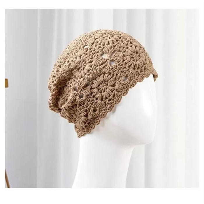 帽子 レディース 透かし編み帽子 春夏秋冬 レディース 帽子 サマーニット透かし編み透かし柄 シンプル ナチュラル |  | 12