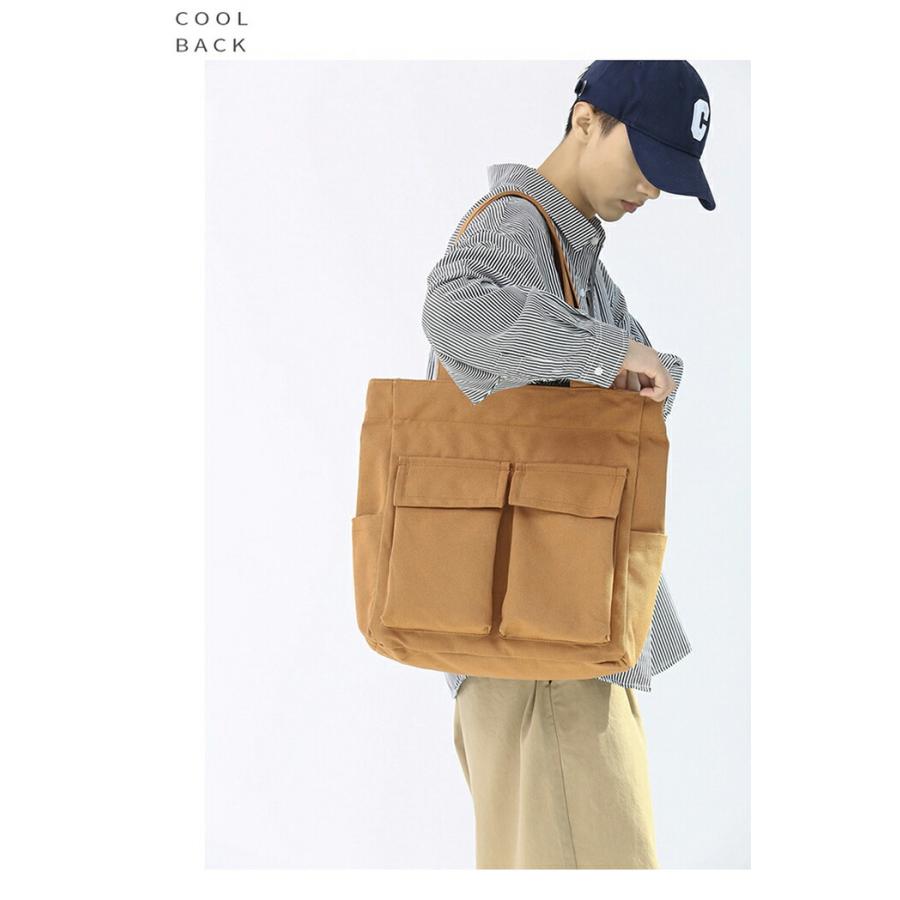 キャンバス トートバッグ キャンバス レディース ファスナー付き 大きめ キャンバストートバッグメンズa4 ビッグバッグ 大容量バッグ |  | 05