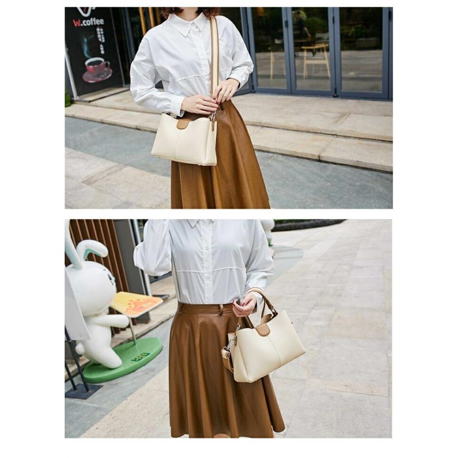 ショルダーバッグ レディース 小さめ バッグインバッグ 通勤バッグ 肩掛けバッグ 軽い斜め掛けバッグミニバッグ 本革 フェイクレザーバッグ |  | 02