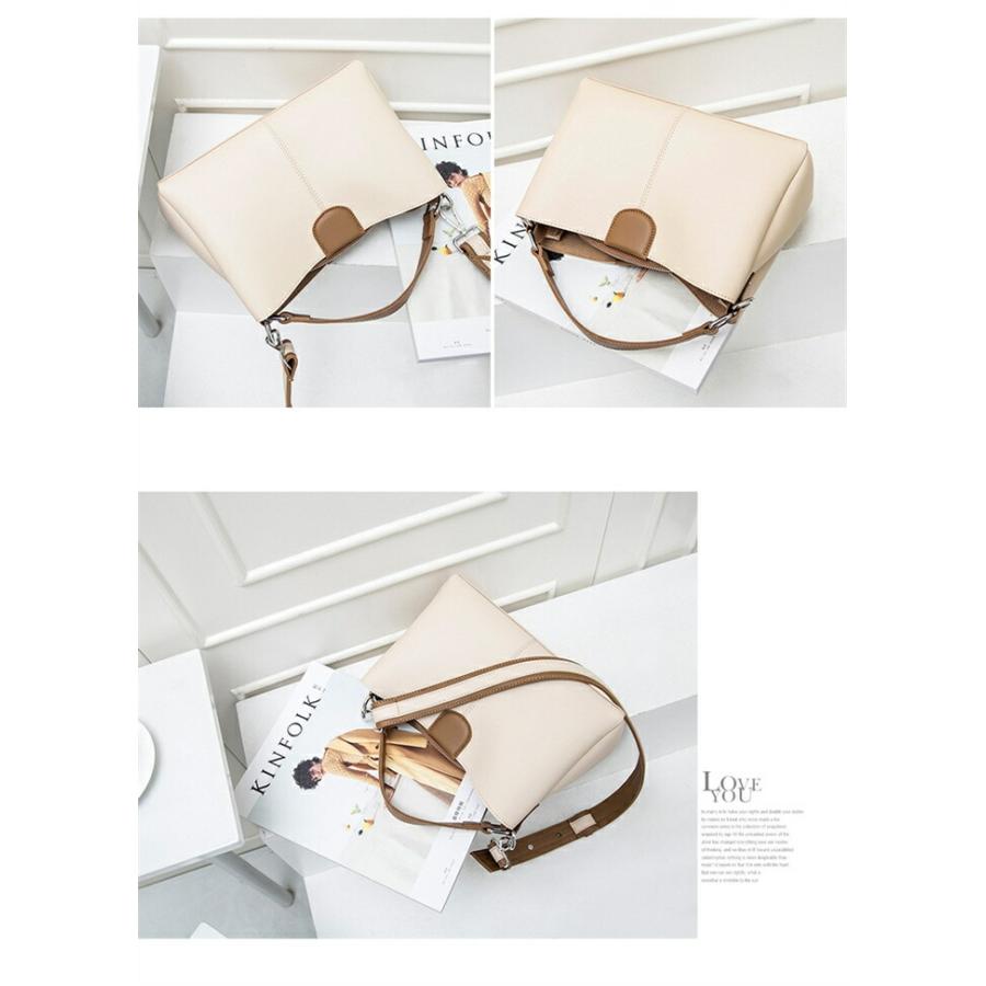 ショルダーバッグ レディース 小さめ バッグインバッグ 通勤バッグ 肩掛けバッグ 軽い斜め掛けバッグミニバッグ 本革 フェイクレザーバッグ |  | 06