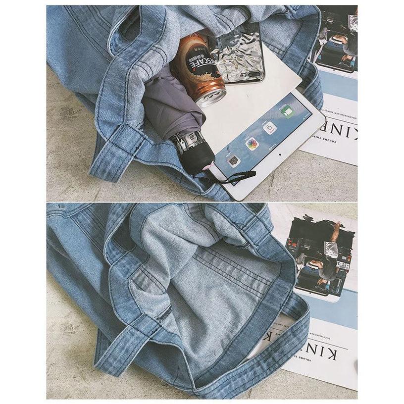 ショルダーバッグ デニムバッグ メンズ レディース 男女兼用 大容量 トートバッグ肩掛け斜め掛け 通学バッグ お買い物バッグ |  | 02